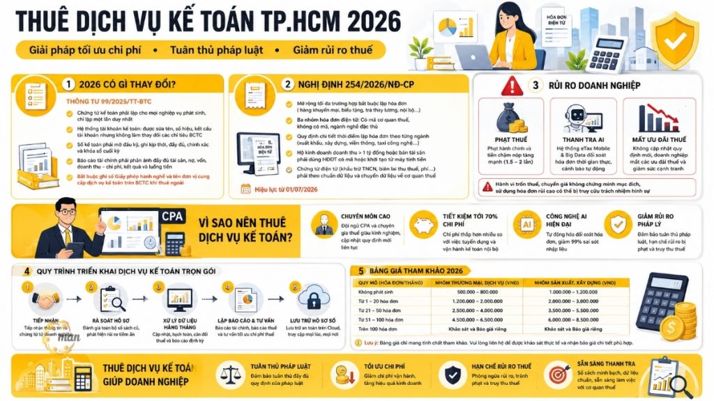Thuê dịch vụ kế toán chuyên nghiệp