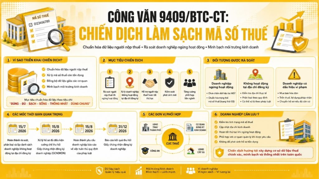 Công văn 9409/BTC-CT và những điều doanh nghiệp và kế toán cần lưu ý