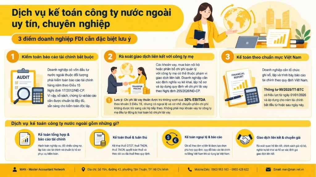 Dịch vụ kế toán cho công ty nước ngoài uy tín