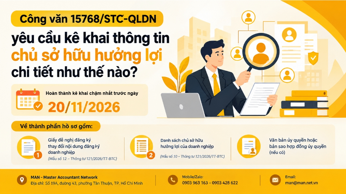 Công văn 15768/STC-QLDN yêu cầu chuẩn bị hồ sơ gì